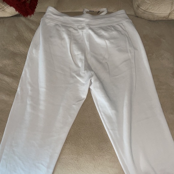 Cream colored joggers. size 8. brand is Calvin Klein. - Picture 2 of 2